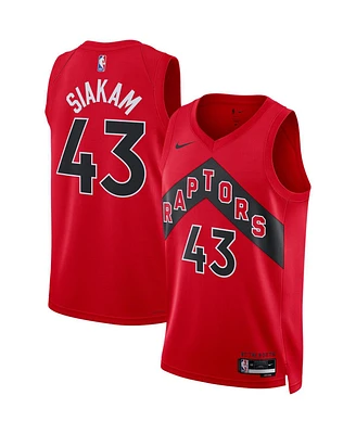 Men's and Women's Nike Pascal Siakam Red Toronto Raptors Swingman Jersey - Icon Edition