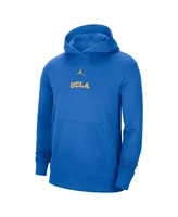 Men's Jordan Blue Ucla Bruins Team Basketball Spotlight Performance Pullover Hoodie