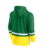 Men's Fanatics Green Oregon Ducks First Battle Pullover Hoodie