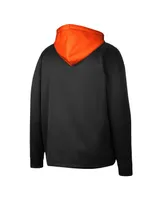 Men's Colosseum Black Oklahoma State Cowboys Luge 3.0 Quarter-Zip Hoodie