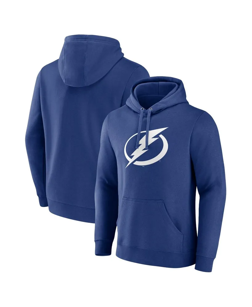 Men's Fanatics Blue Tampa Bay Lightning Primary Logo Pullover Hoodie