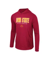 Men's Colosseum Cardinal Iowa State Cyclones Team Color Rival Hoodie Long Sleeve T-shirt