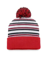 Men's Top of the World Crimson Indiana Hoosiers Dash Cuffed Knit Hat with Pom