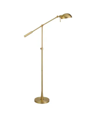 Dexter Height Adjustable and Tilting Floor Lamp with Metal Shade
