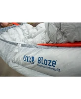 Eno Blaze UnderQuilt - Protective, Warm Down Hammock Quilt - For Camping, Hiking, Backpacking, Festival, or Travel - Glacier