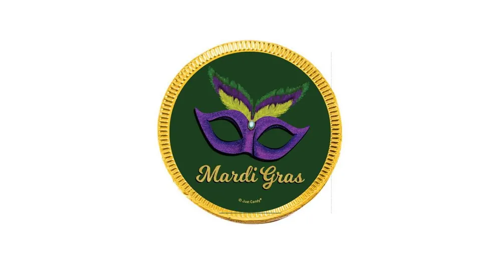 84ct Mardi Gras Candy Chocolate Coins Party Favors (84 Pack