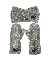 Women's ZooZatz Penn State Nittany Lions Logo Marled Headband and Mitten Set