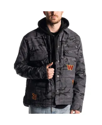 Men's and Women's The Wild Collective Black Washington Commanders Utility Full-Snap Jacket