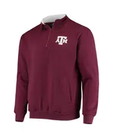 Men's Colosseum Maroon Texas A&M Aggies Tortugas Logo Quarter-Zip Jacket