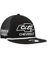 Men's New Era Black Chevrolet Golfer Snapback Hat