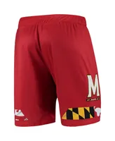 Men's Under Armour Red Maryland Terrapins Replica Basketball Short