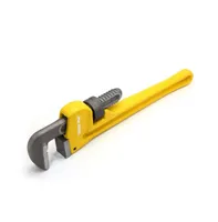 14 Inch Heavy Duty Adjustable Pipe Wrench Yellow