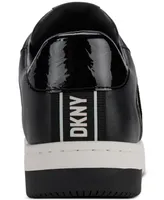 Dkny Women's Olicia Lace-Up Logo-Strap Sneakers