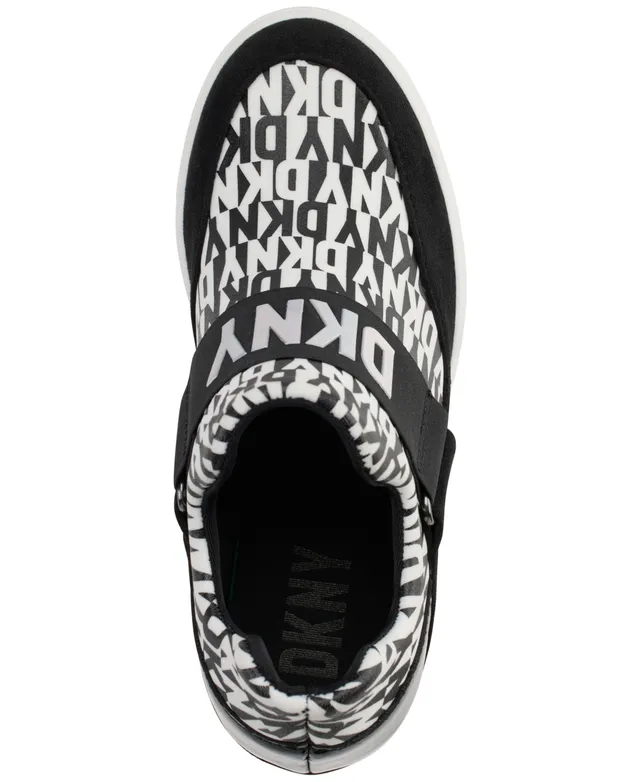 Dkny Women's Aislin Lace-Up Logo-Strap Sneakers