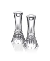 Waterford Lismore Diamond Candlestick 7", Set of 2