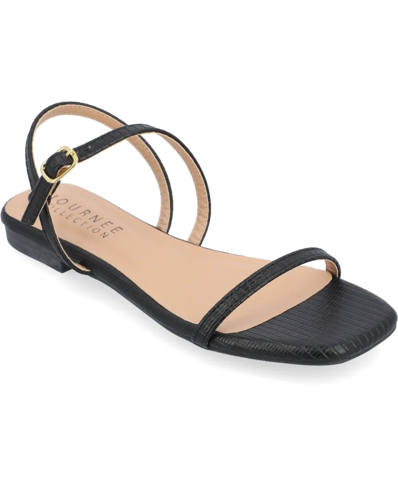 Journee Collection Women's Crishell Flat Sandals