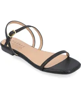 Journee Collection Women's Crishell Flat Sandals