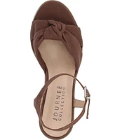 Journee Collection Women's Garner Platform Sandals