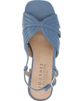 Journee Collection Women's Kirsi Square Toe Sandals