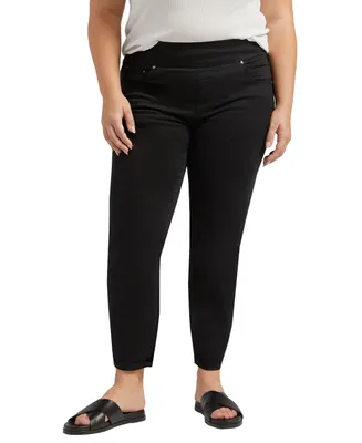 Jag Plus Size Amelia Mid Rise Slim Ankle Pants