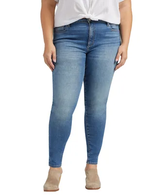 Jag Plus Size One Size Fits Two Forever Stretch High Rise Skinny Jeans