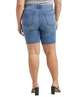 Jag Plus Size Cecilia Mid Rise Shorts