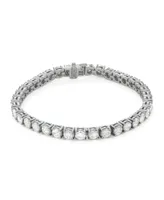 Charles & Colvard Moissanite Tennis Bracelet (12 1/5 ct. t.w. Diamond Equivalent) in Sterling Silver