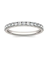 Charles & Colvard Moissanite Wedding Band (3/8 ct. t.w. Diamond Equivalent) 14k White or Yellow Gold