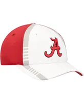 Men's Top of the World White, Crimson Alabama Tide Iconic Flex Hat