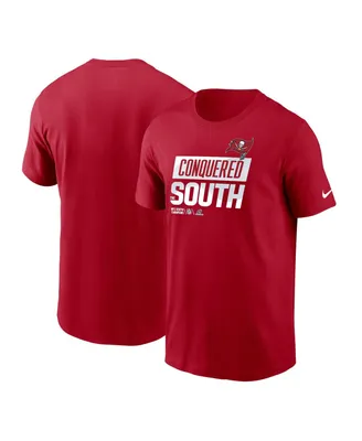 Men's Nike Red Tampa Bay Buccaneers 2022 Nfc South Division Champions Locker Room Trophy Collection T-shirt