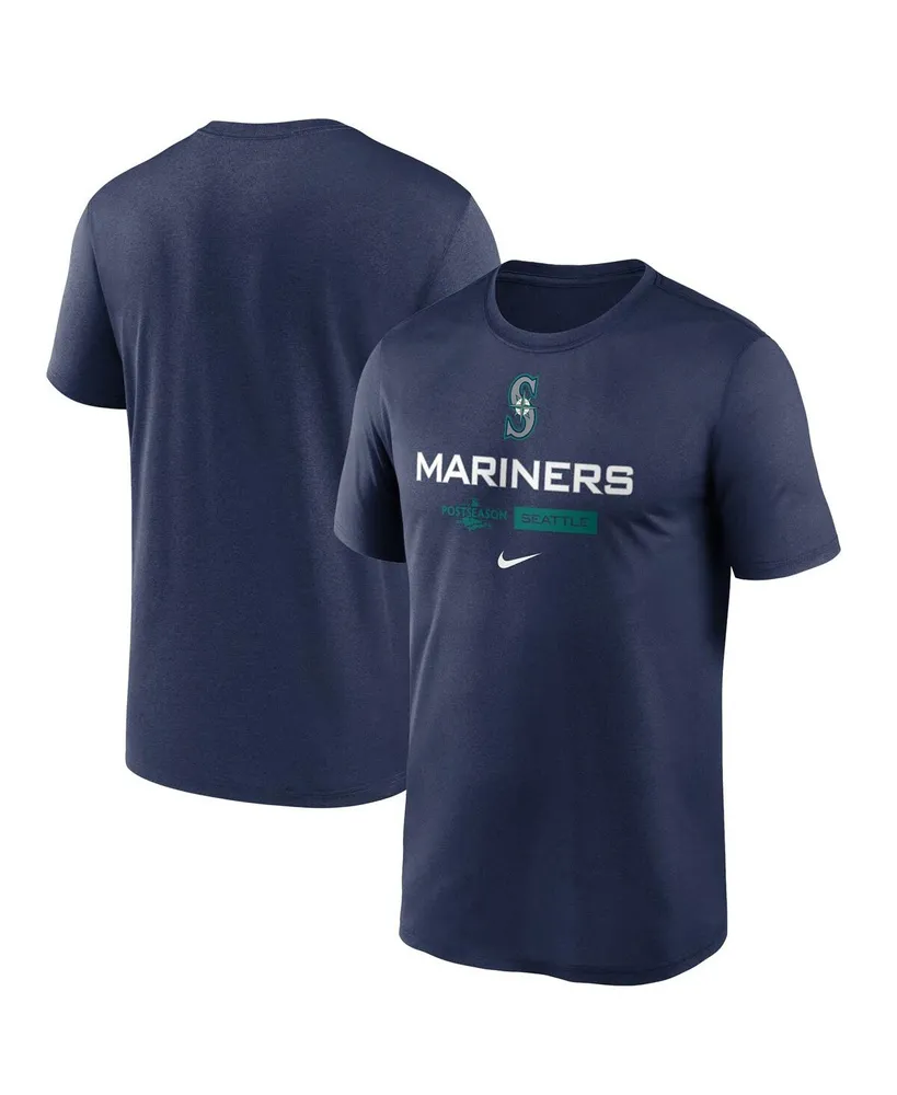 Men's Nike Royal Seattle Mariners Authentic Collection Logo Performance Long Sleeve T-Shirt Size: Small