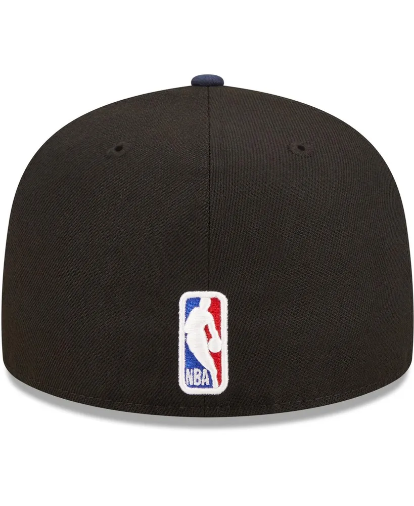 Men's New Era Navy, Black Indiana Pacers 2022 Tip-Off 59FIFTY Fitted Hat