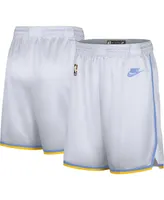 Men's Nike White Los Angeles Lakers 2022/23 Classic Edition Swingman Performance Shorts