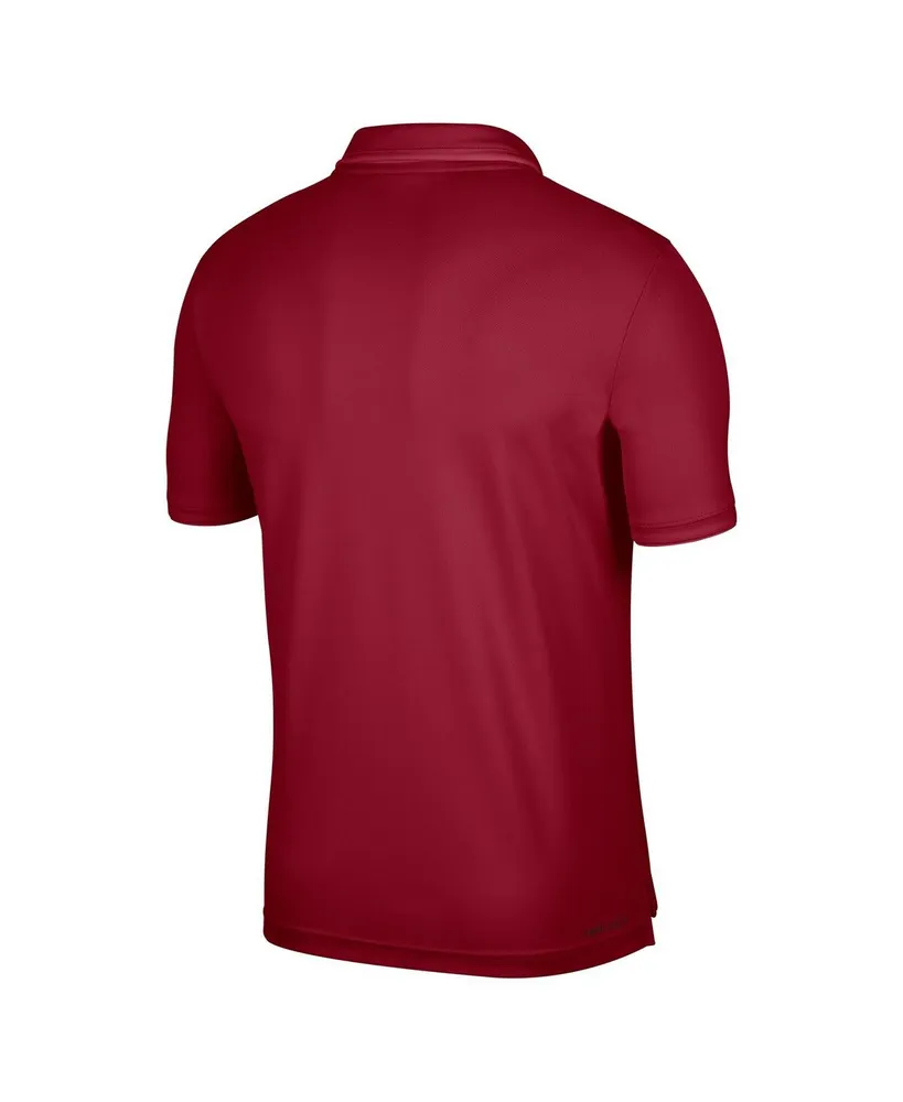 Men's Nike Crimson Oklahoma Sooners Uv Performance Polo Shirt