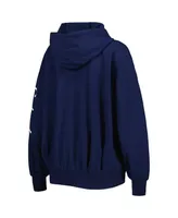 Women's Msx by Michael Strahan College Navy Seattle Seahawks Emerson Full-Zip Hoodie