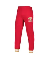 Men's Starter Scarlet San Francisco 49ers Blitz Fleece Jogger Pants