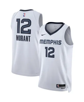 Men's and Women's Nike Ja Morant White Memphis Grizzlies Swingman Jersey - Association Edition
