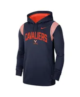 Men's Nike Navy Virginia Cavaliers 2022 Game Day Sideline Performance Pullover Hoodie