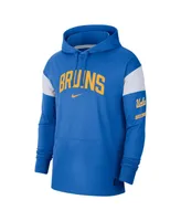 Men's Nike Blue Ucla Bruins Jersey Performance Pullover Hoodie