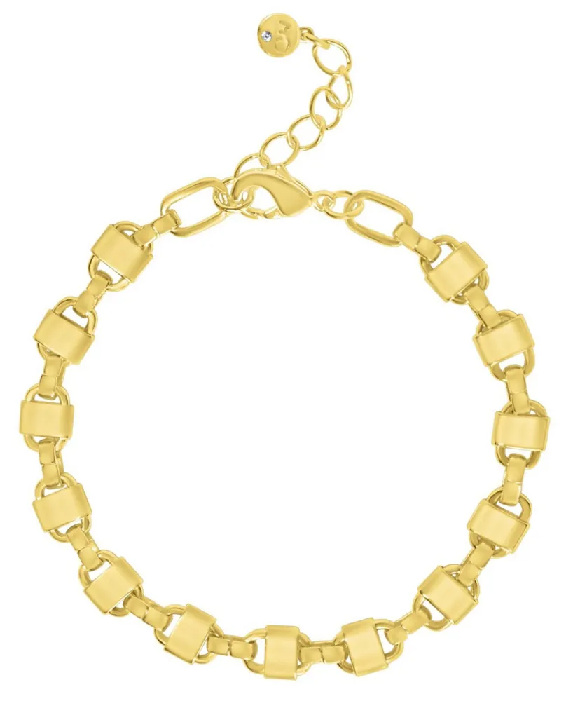 And Now This 18K Gold-Plated Link Bracelet