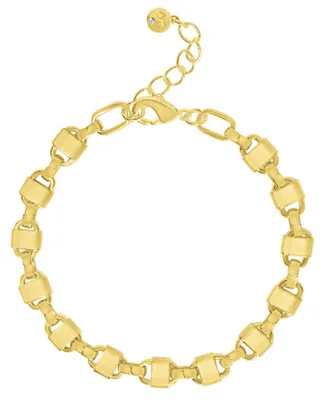 And Now This 18K Gold-Plated Link Bracelet