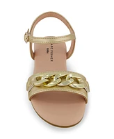 Marc Fisher Little Girls Open Toe Flat Sandals