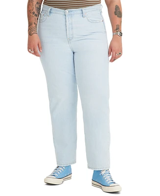 Levi's Trendy Plus 501 Cotton High-Rise Jeans