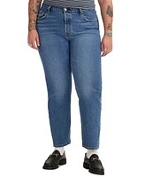 Levi's Trendy Plus 501 Cotton High-Rise Jeans