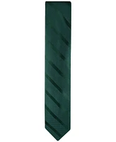 Tommy Hilfiger Men's Solid Textured Stripe Tie