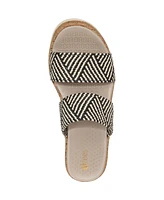 BZees Women's Resort Washable Slide Wedge Sandals