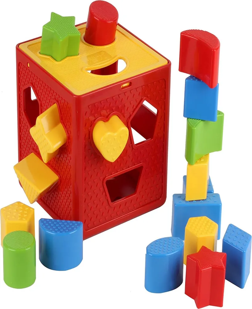 Play22 Baby Blocks Shape Sorter Toy Set, 18 Piece
