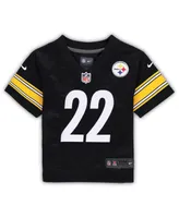 Infant Boys and Girls Nike Najee Harris Black Pittsburgh Steelers Player Game Jersey