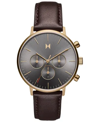 Mvmt Men's Legacy Quartz Leather Brown Watch 42mm
