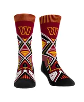 Men's and Women's Rock 'Em Socks Washington Commanders Move the Chains Crew Socks